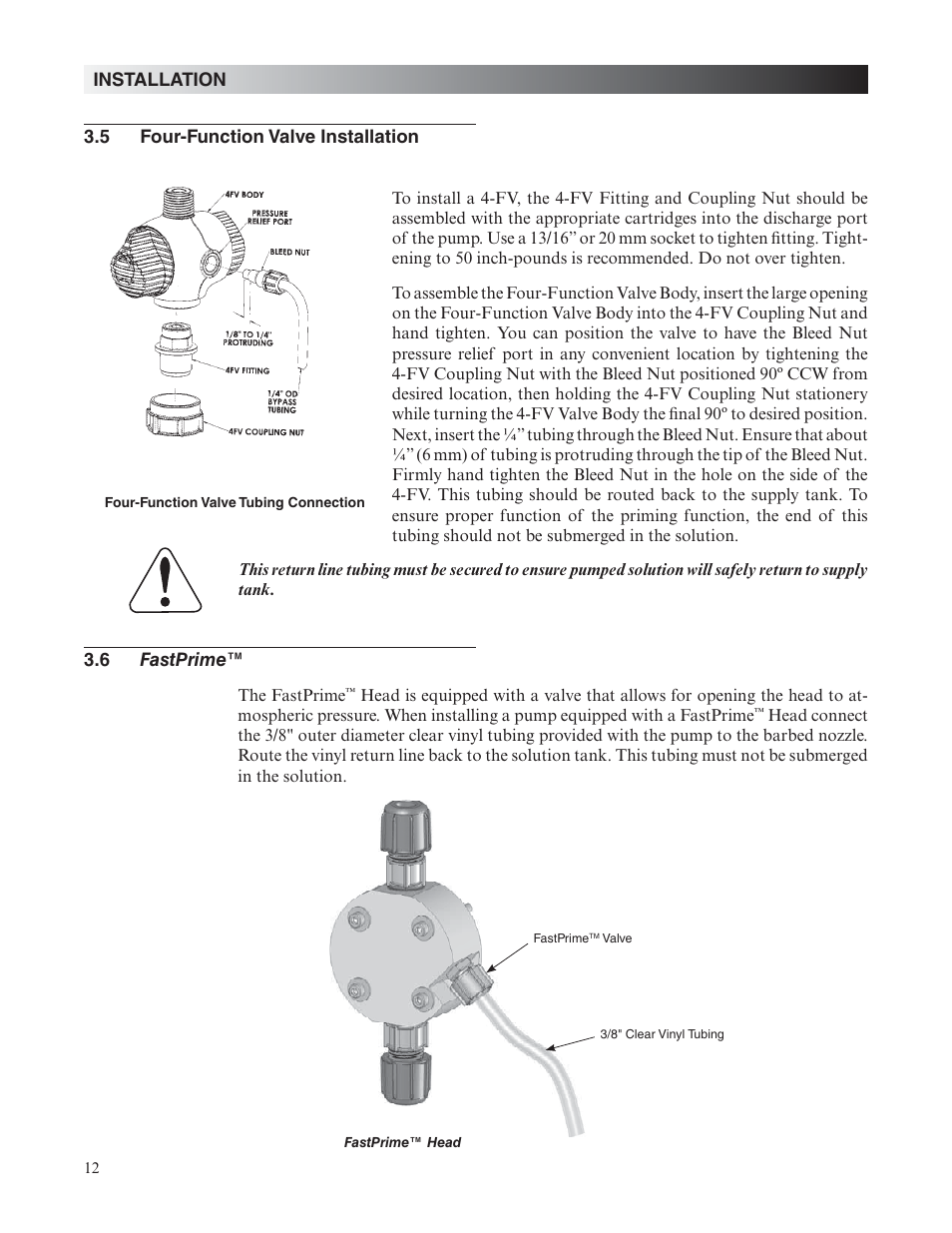 Nova-Tech LMI Roytronic Excel Series AD Metering Pump User Manual | Page 12 / 44