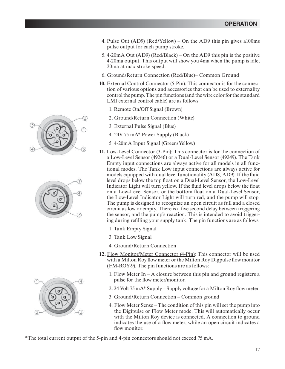 Nova-Tech LMI Roytronic Excel Series AD Metering Pump User Manual | Page 17 / 44