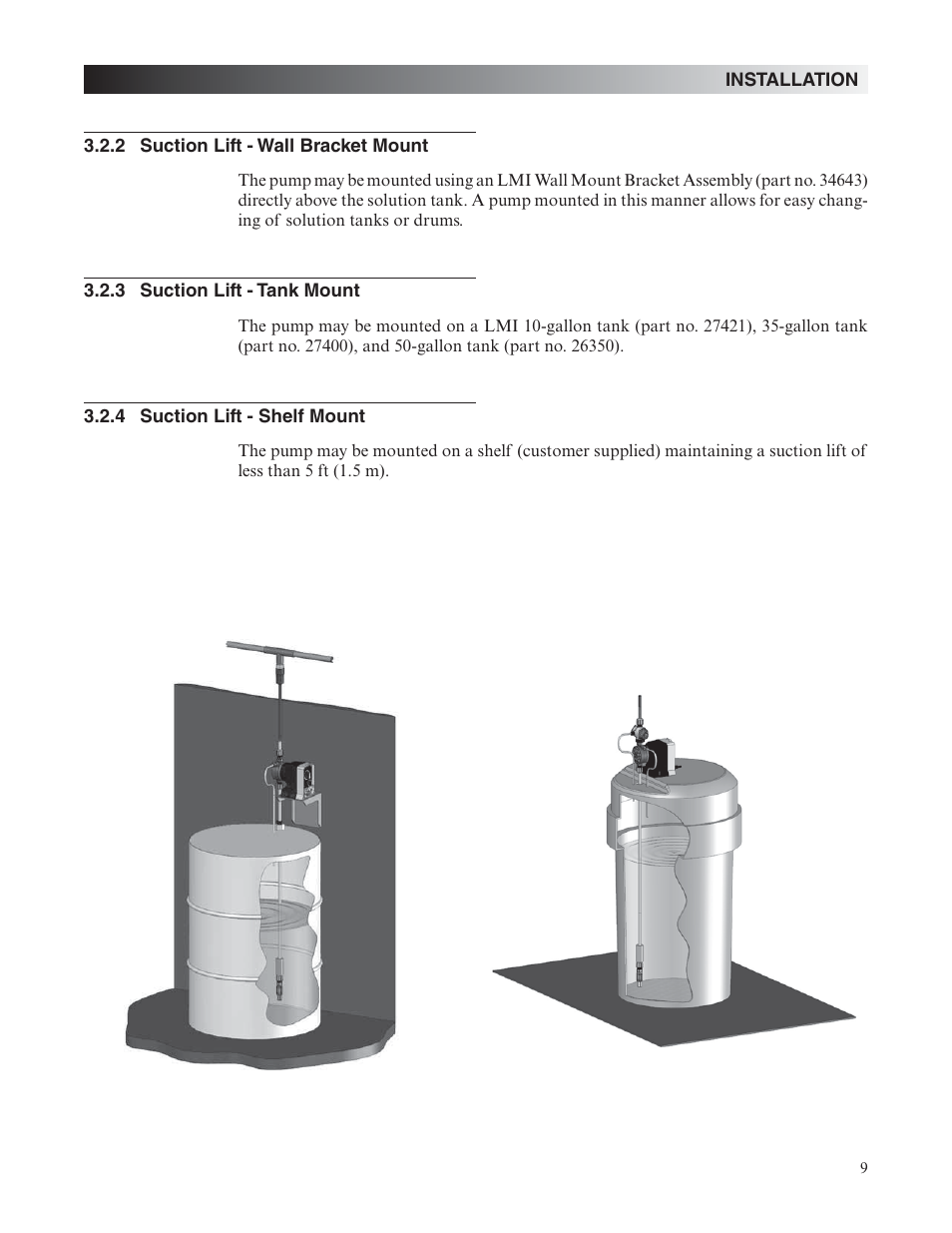 Nova-Tech LMI Roytronic Excel Series AD Metering Pump User Manual | Page 9 / 44