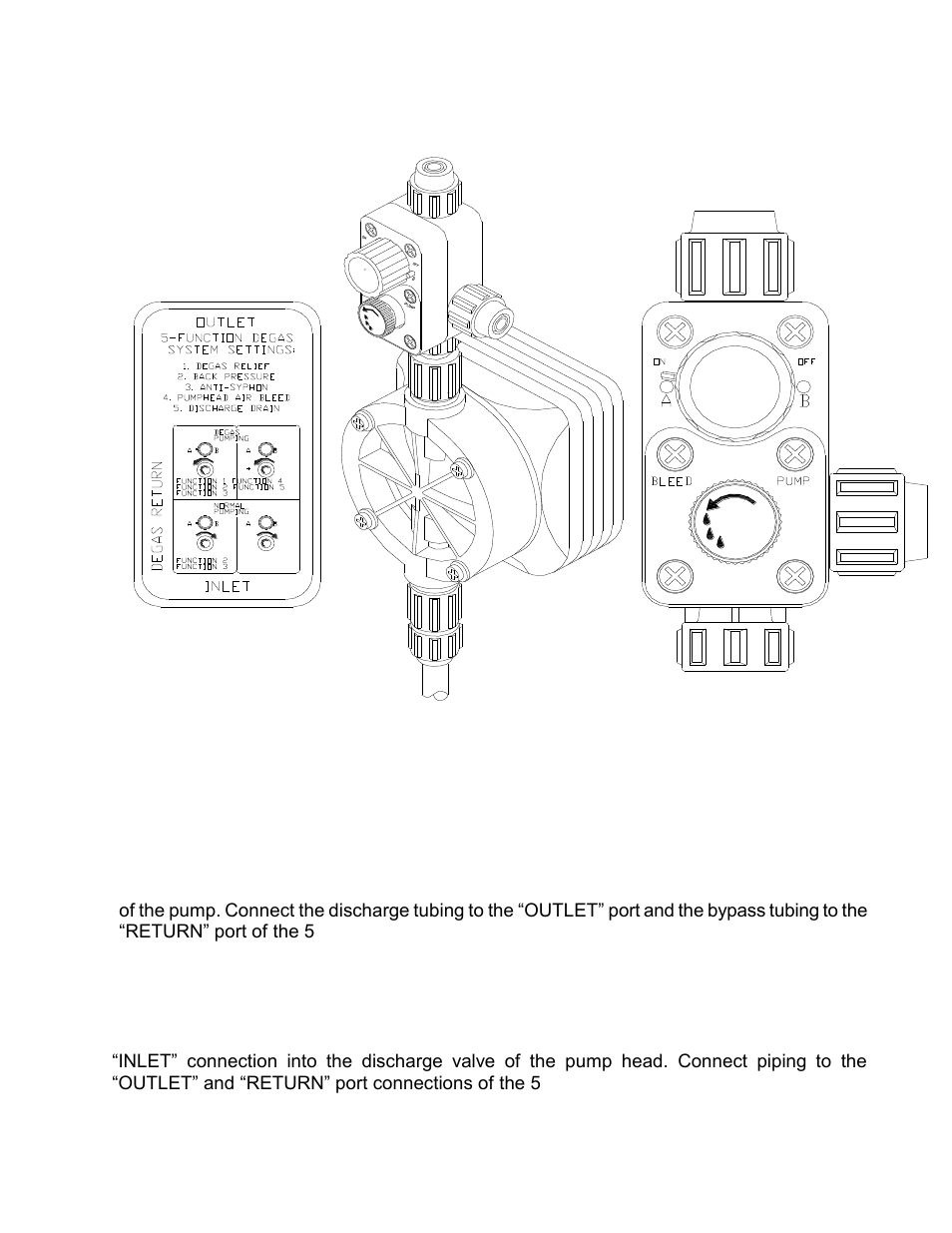 Nova-Tech Pulsafeeder 5-Function Degass Valve User Manual | 4 pages