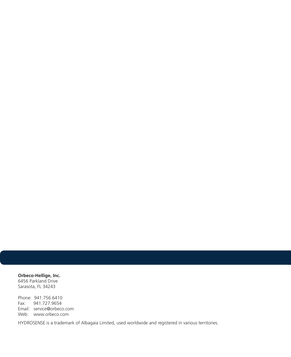 Field test kit, Overview, Test operating limits | Disposal, Storage | Nova-Tech Orbeco-Hellige Legionella Field Test Kit User Manual | Page 8 / 8