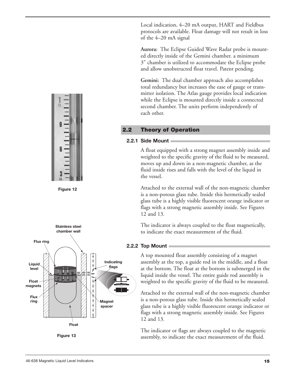 2 theory of operation, 1 side mount, 2 top mount | Orion Instruments Atlas User Manual | Page 15 / 20