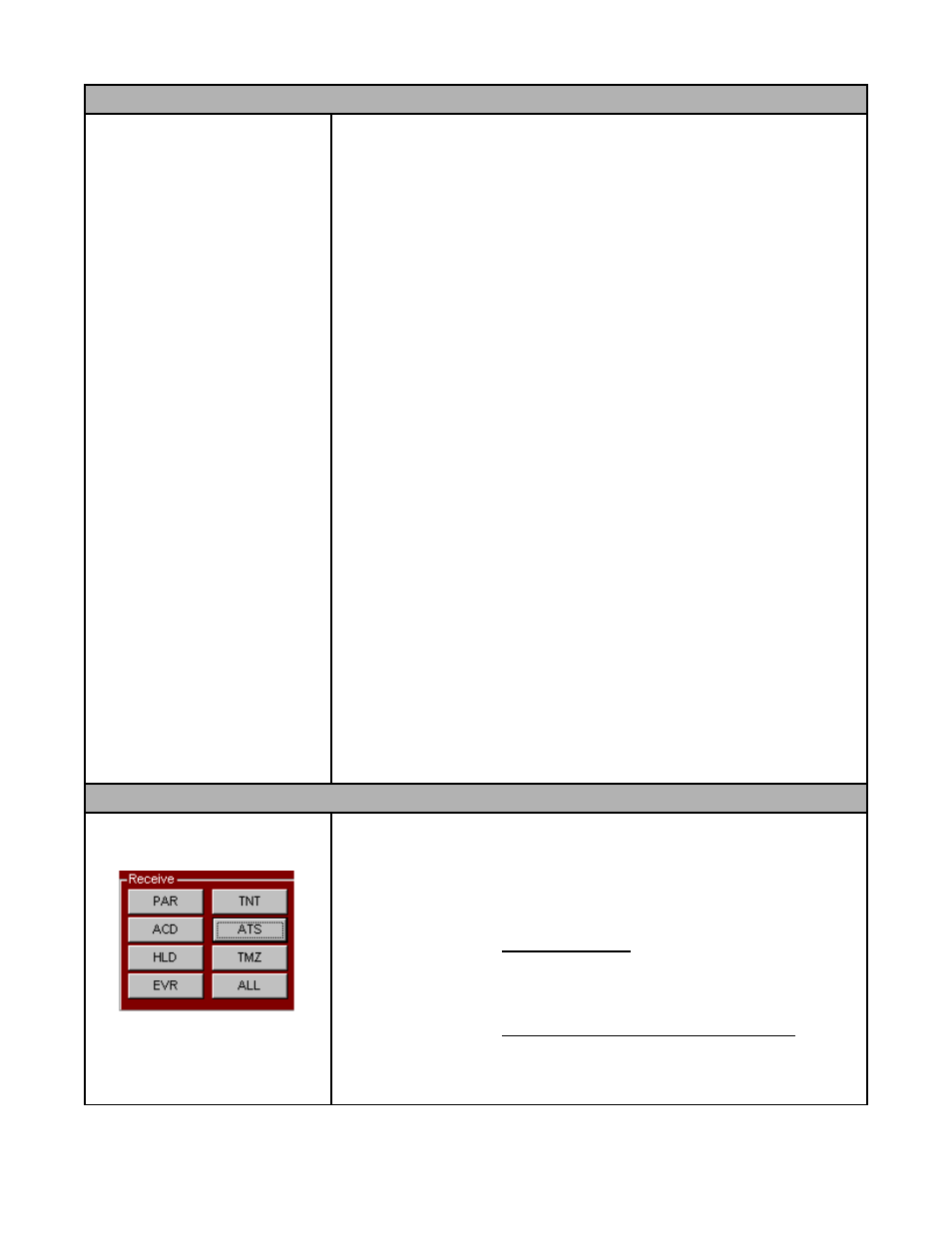 Send buttons function receive buttons function | Pach and Company AeGIS NPB9000P Series Software manual User Manual | Page 21 / 25