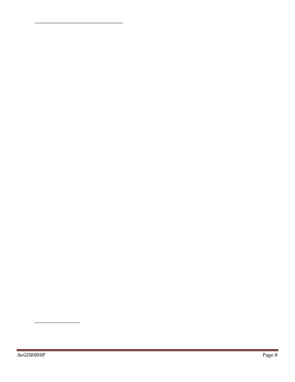 Pach and Company AeGIS 8000P Series Manual User Manual | Page 8 / 30