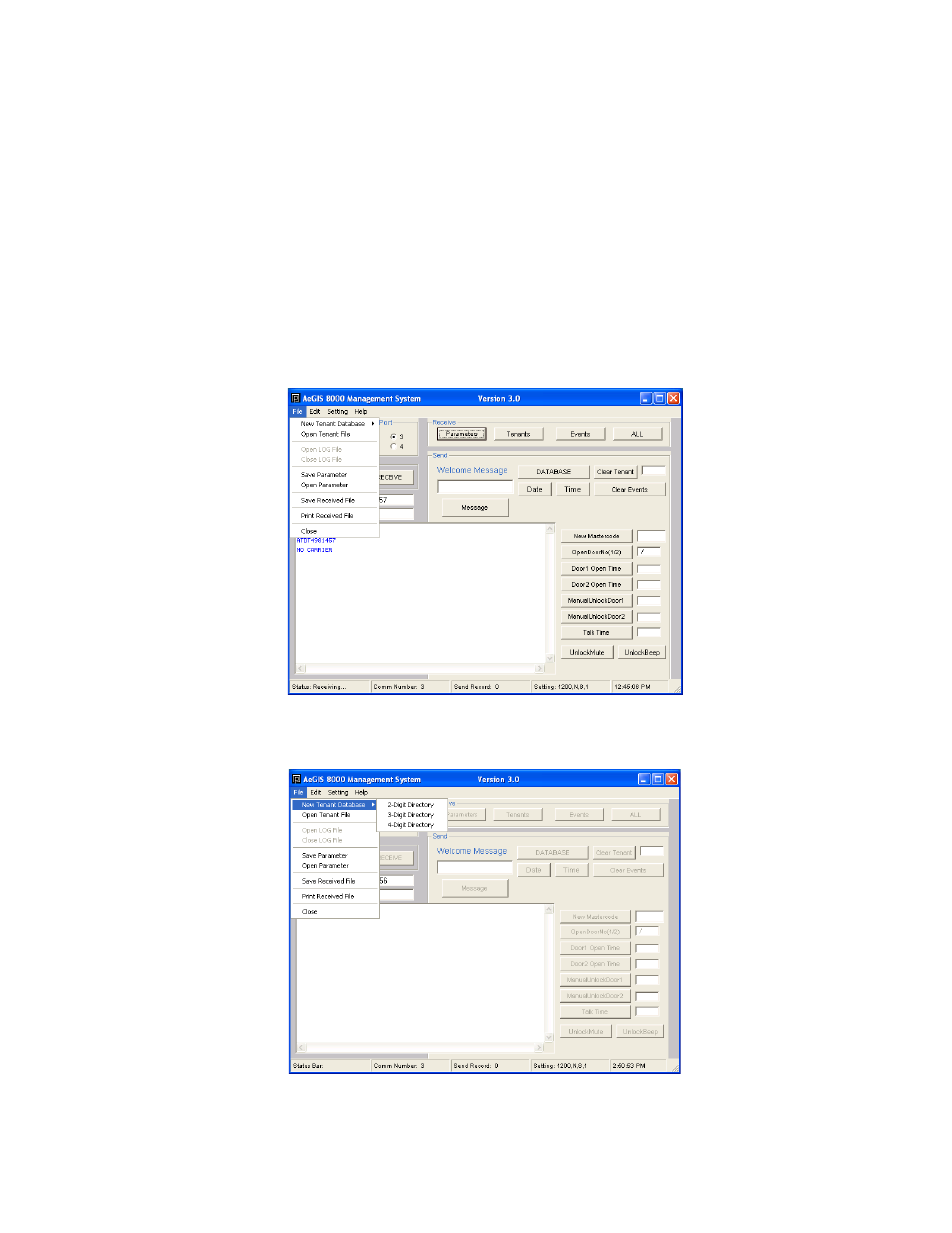 Chapter 5, Creating a database | Pach and Company AeGIS 8000P Series Software manual User Manual | Page 16 / 35