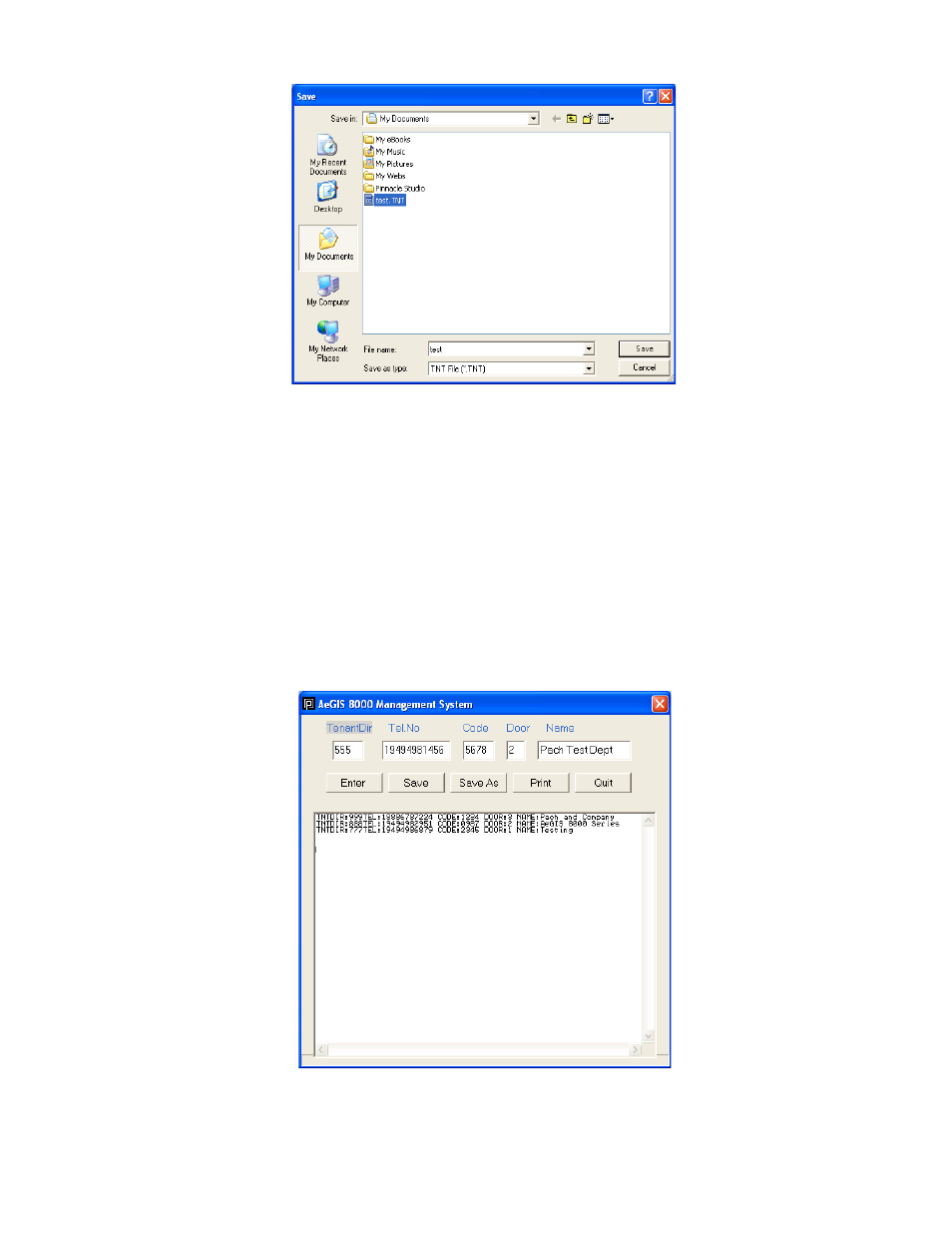 Adding a tenant(s) | Pach and Company AeGIS 8000P Series Software manual User Manual | Page 22 / 35
