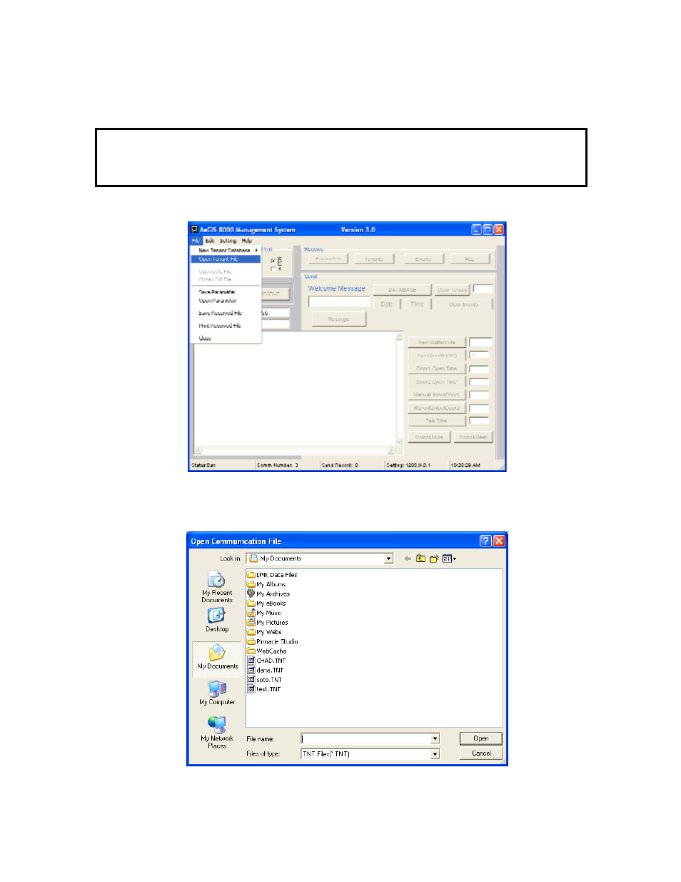 2 updating received tenant database | Pach and Company AeGIS 8000P Series Software manual User Manual | Page 29 / 35