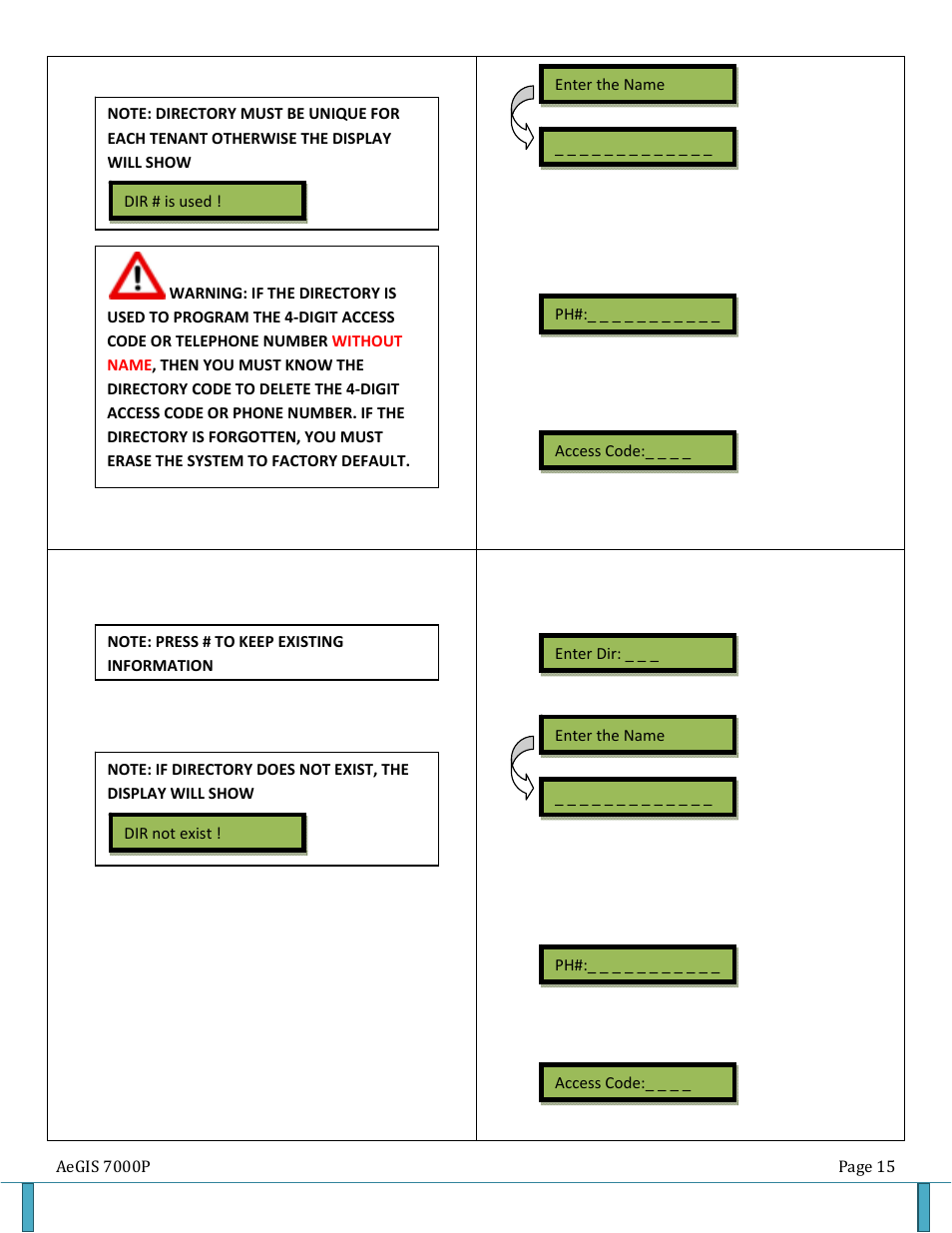 Pach and Company AeGIS 7000P Series Manual User Manual | Page 15 / 26