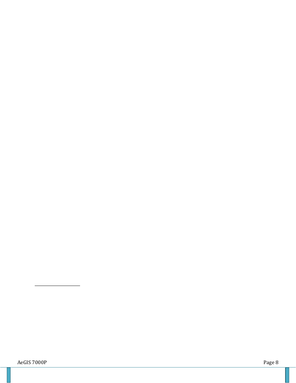 Pach and Company AeGIS 7000P Series Manual User Manual | Page 8 / 26