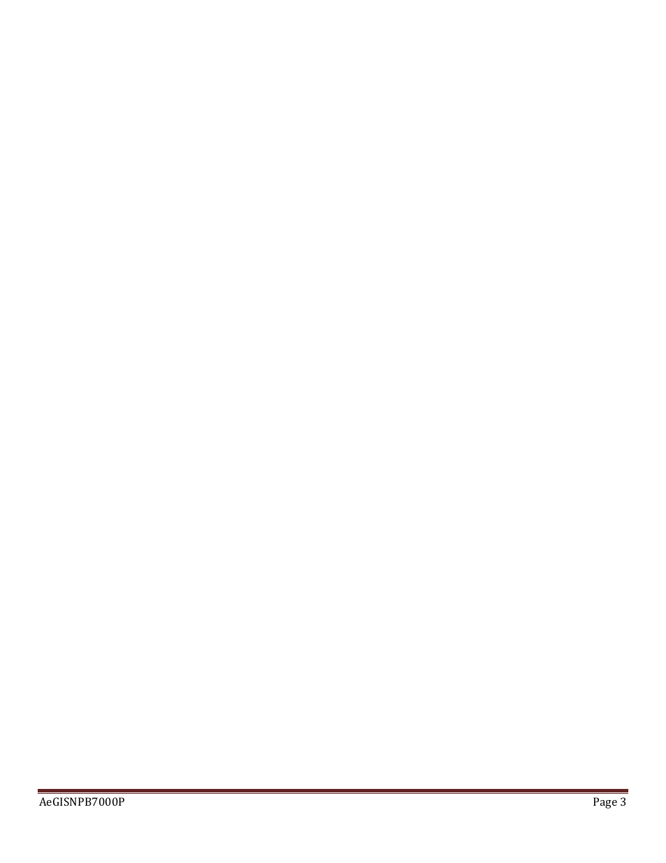 Pach and Company AeGIS NPB7000P Series Manual User Manual | Page 3 / 28