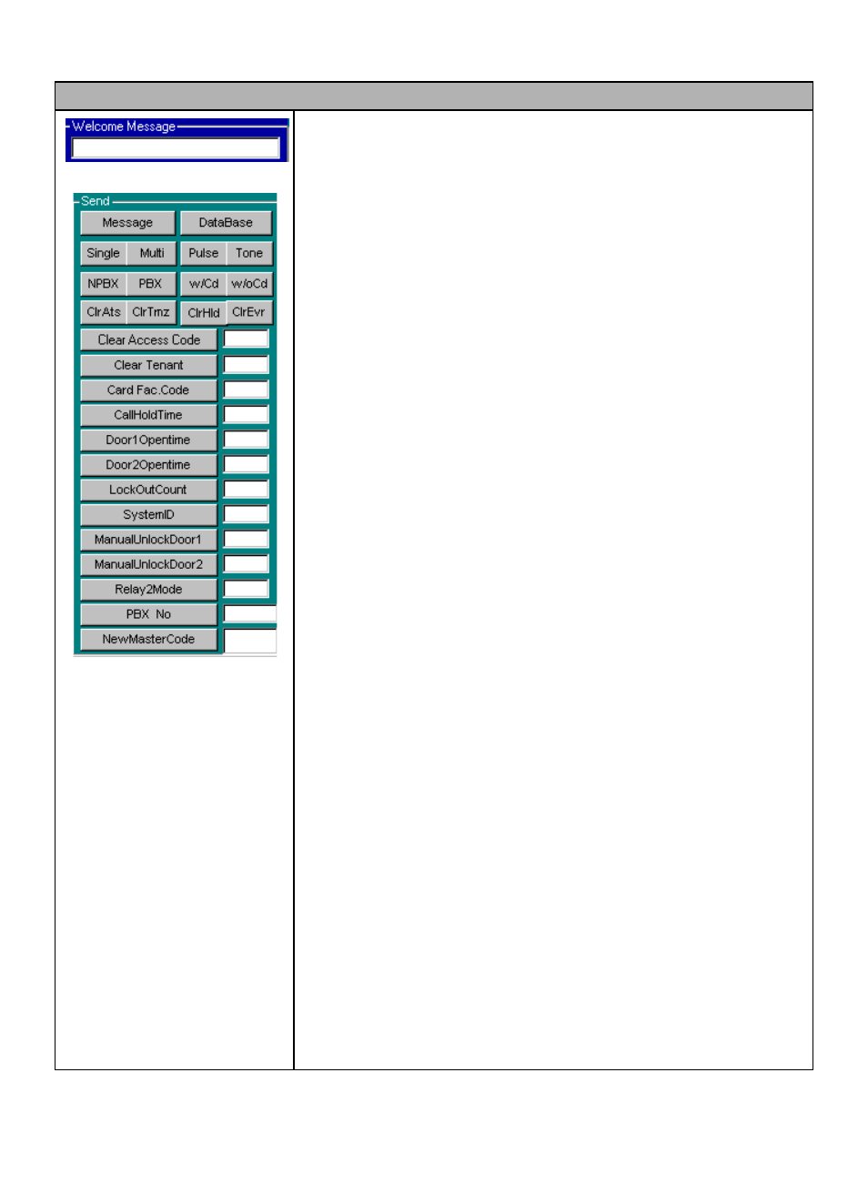 Send buttons function | Pach and Company AeGIS NPB9000 Series Software manual User Manual | Page 20 / 25