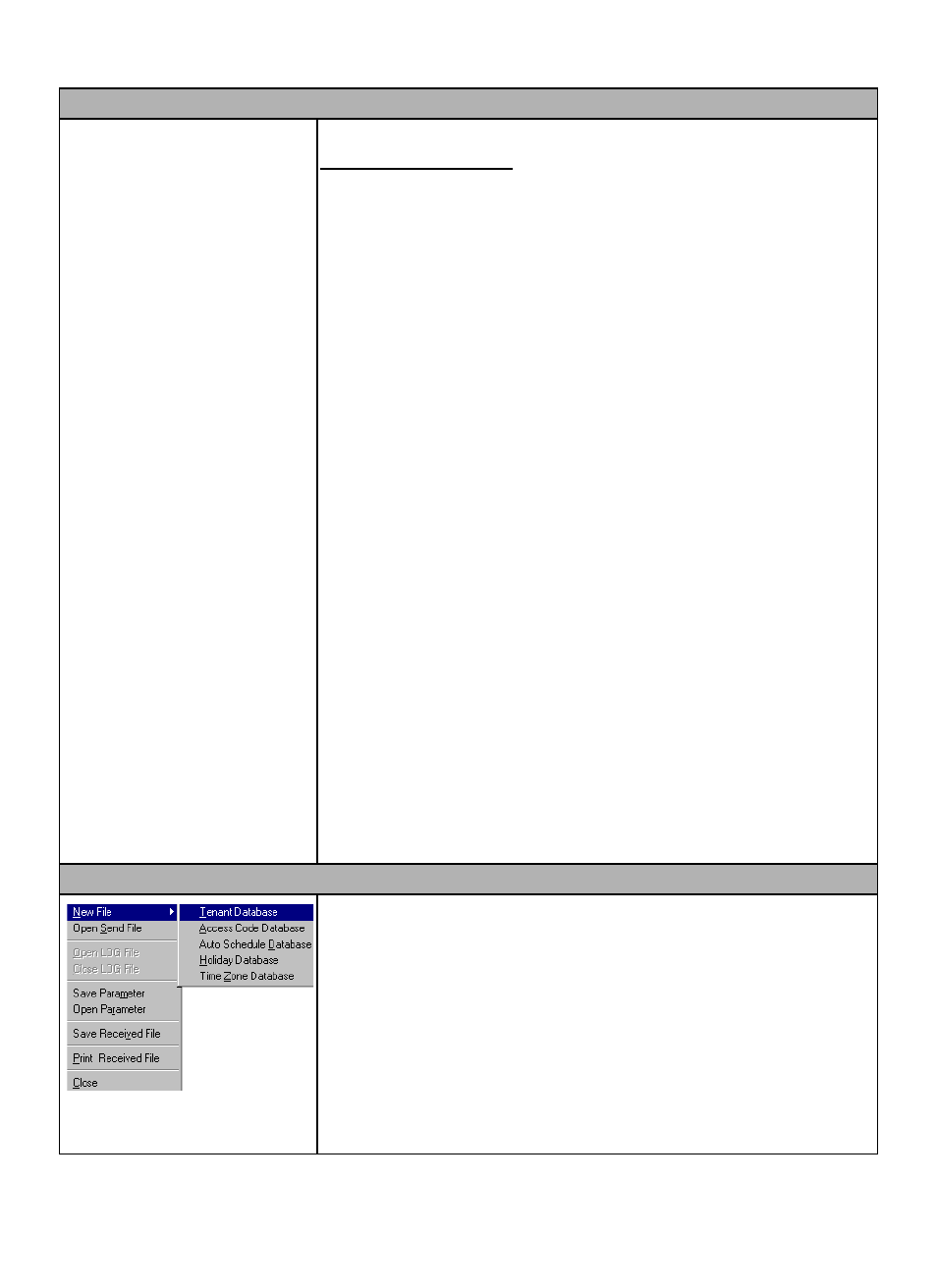 Receive buttons function, File menu function | Pach and Company AeGIS NPB9000 Series Software manual User Manual | Page 23 / 25