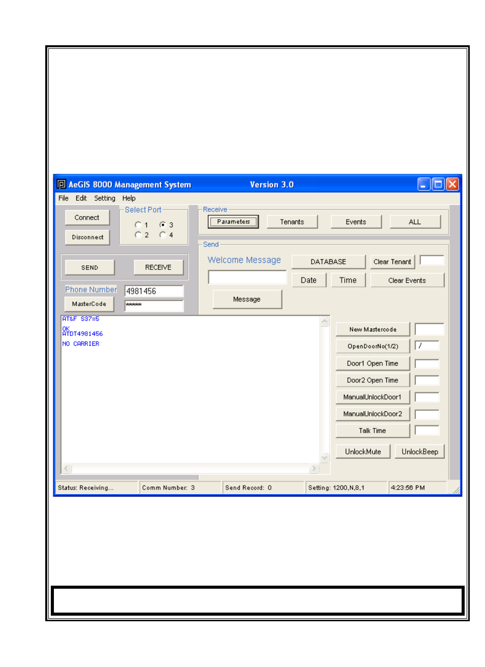 Pach and Company AeGIS 8000 Series Software manual User Manual | 35 pages