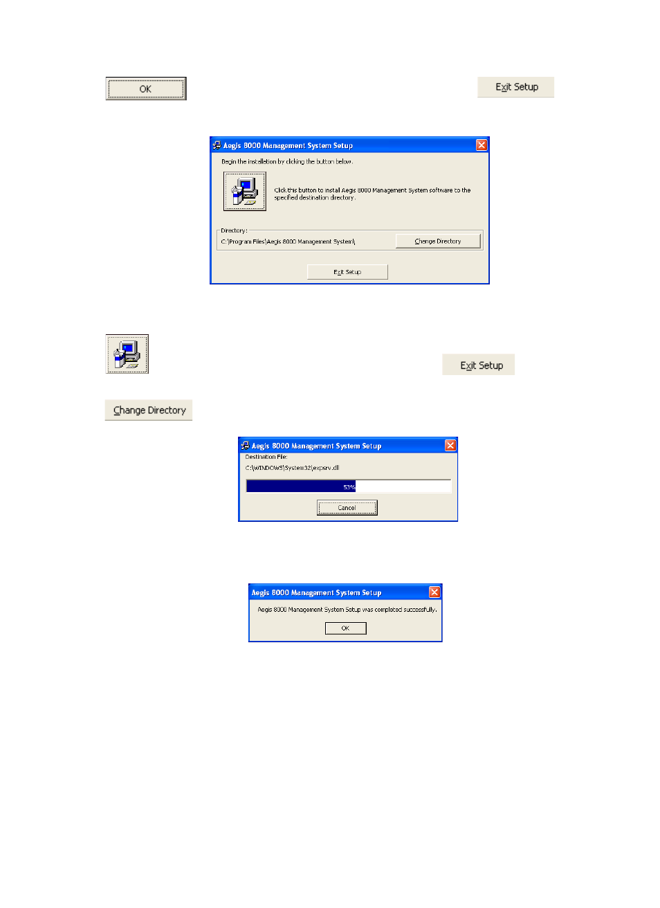 Uninstall software | Pach and Company AeGIS 8000 Series Software manual User Manual | Page 7 / 35