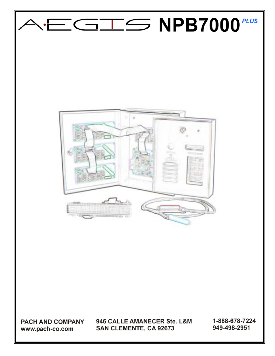 Pach and Company AeGIS NPB7000 Series Manual User Manual | 28 pages