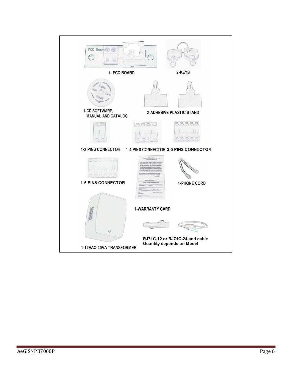 Pach and Company AeGIS NPB7000 Series Manual User Manual | Page 6 / 28