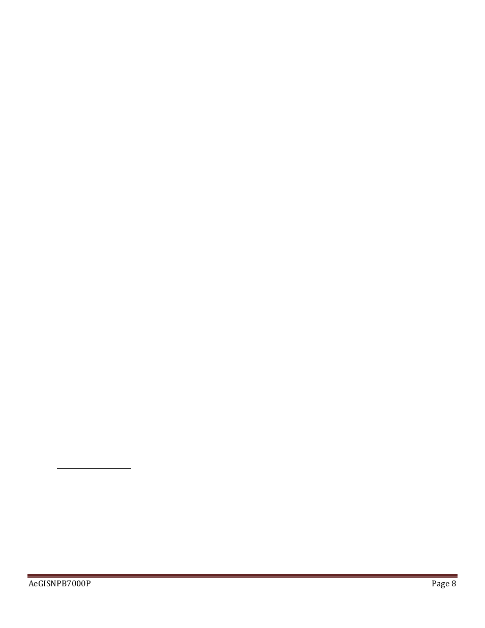 Pach and Company AeGIS NPB7000 Series Manual User Manual | Page 8 / 28