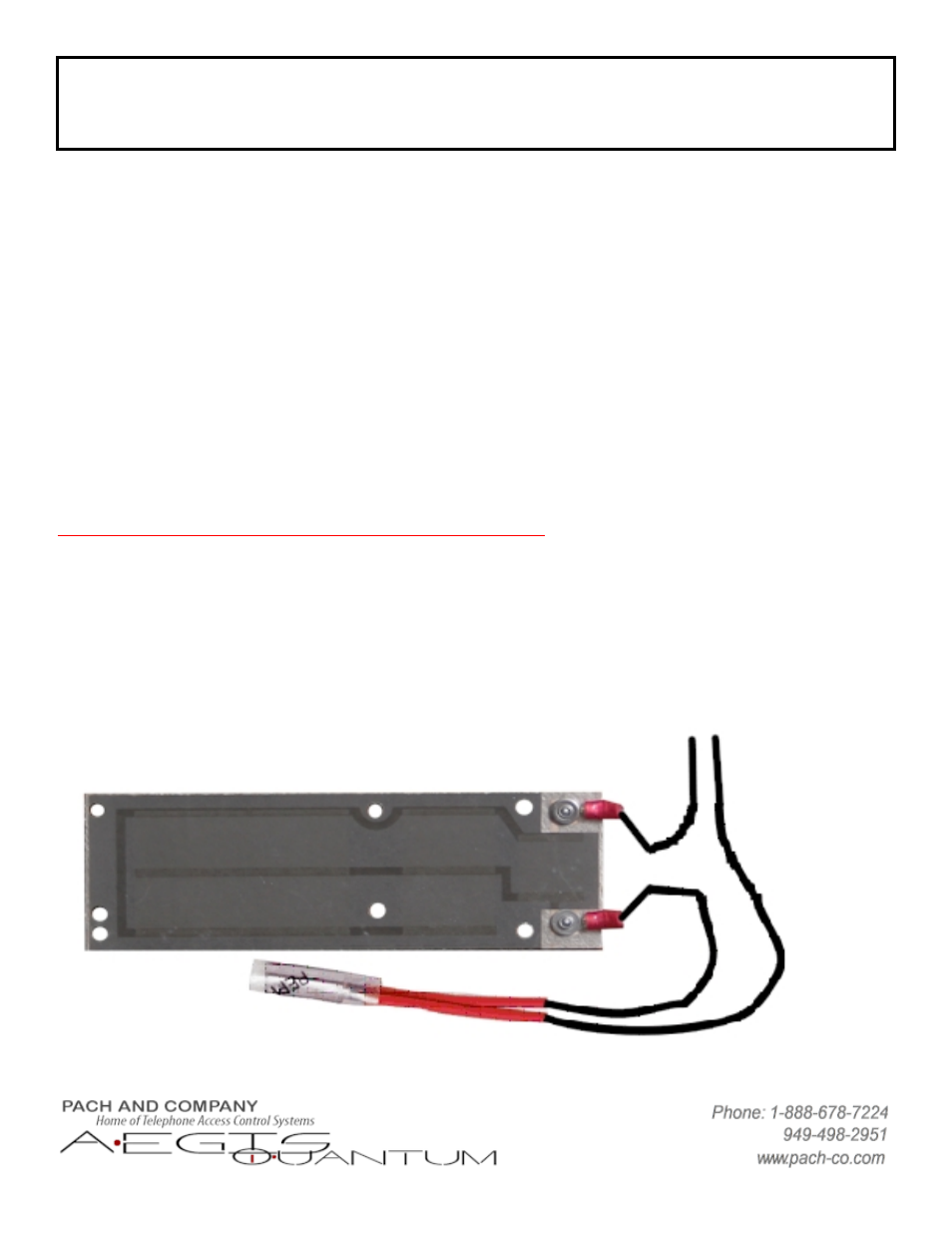 Pach and Company AHP5 User Manual | 1 page