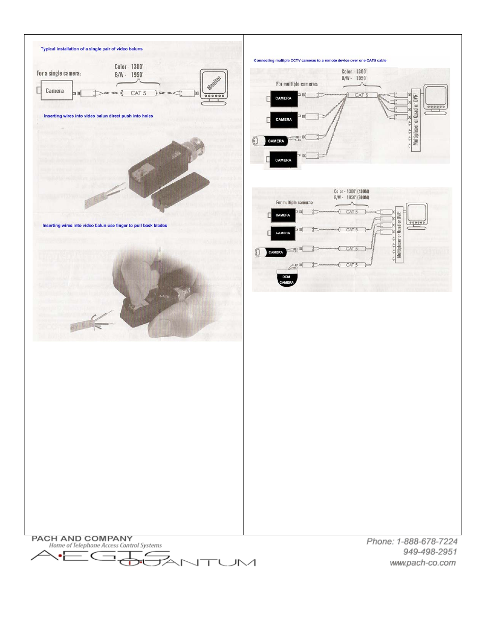 Pach and Company UVPB User Manual | Page 2 / 2