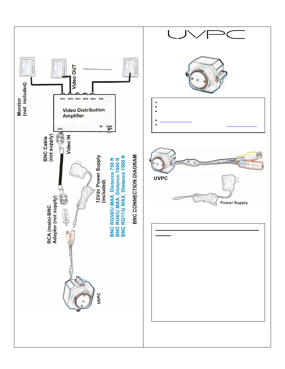 Pach and Company UVPC User Manual | 2 pages
