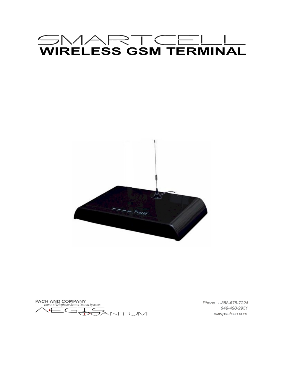 Pach and Company SMARTCELL User Manual | 10 pages