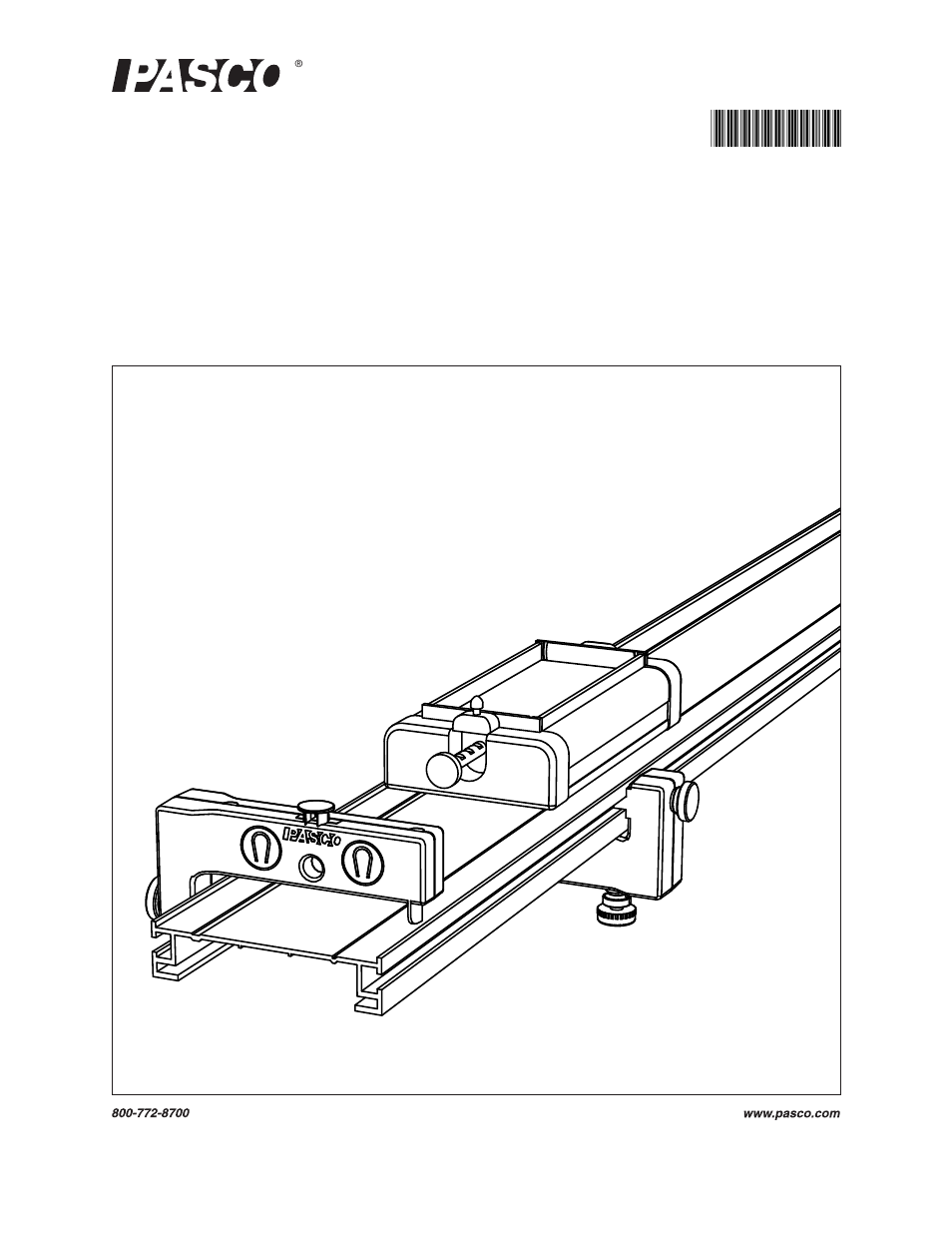 PASCO ME-6955 1.2 m PAScar Dynamics System User Manual | 27 pages