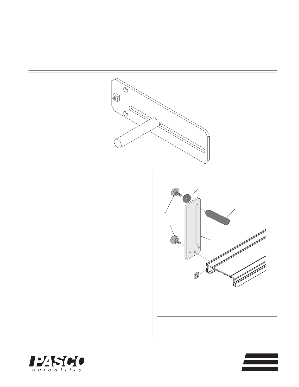 PASCO CI-6692 IDS MOUNT ACCESSORY User Manual | 2 pages