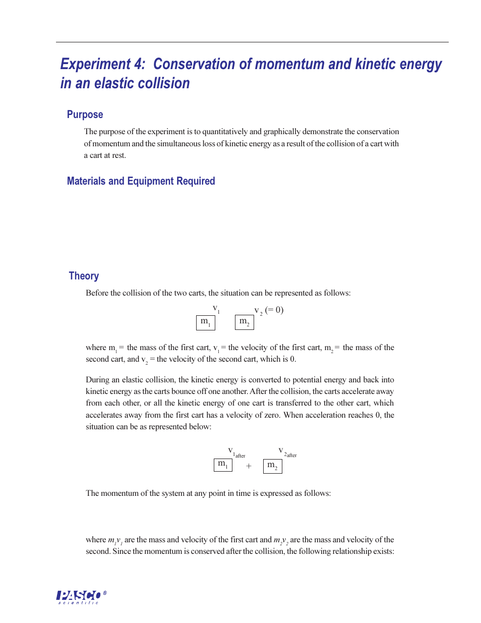 Purpose, Materials and equipment required, Theory | PASCO ME-6569 RMS_IDS KIT User Manual | Page 21 / 36