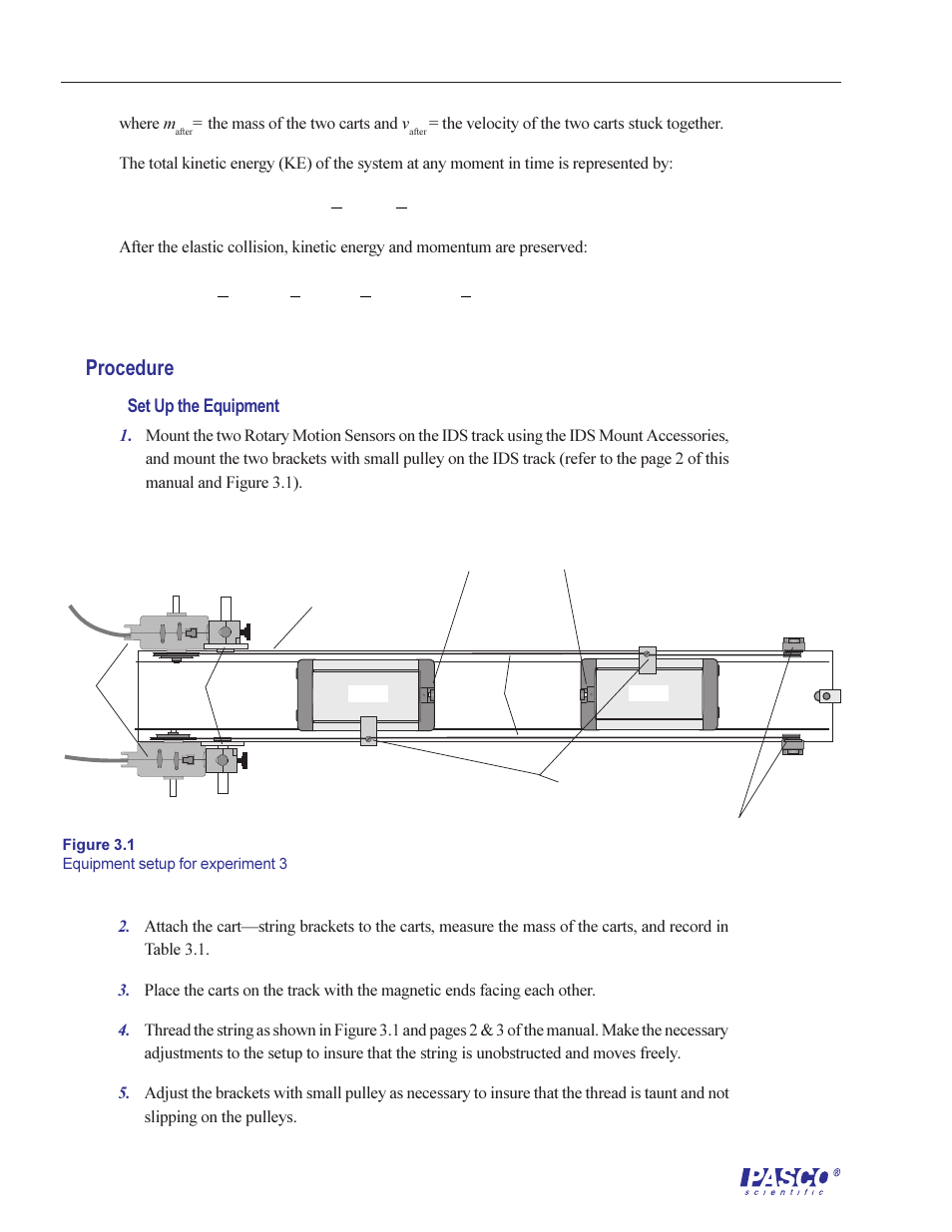 Procedure | PASCO ME-6569 RMS_IDS KIT User Manual | Page 22 / 36