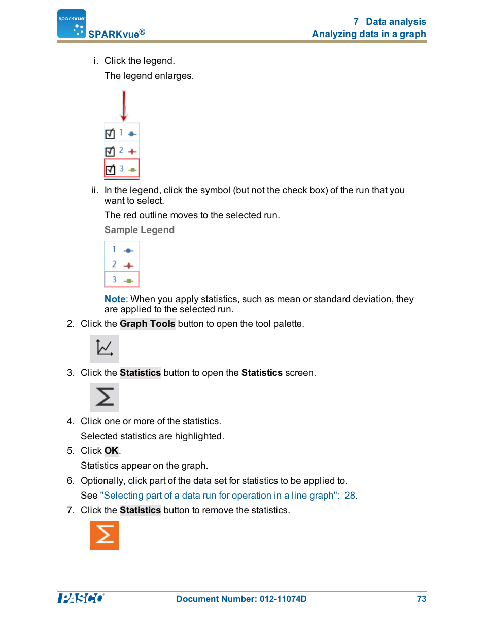 PASCO SPARKvue ver.2.0 User Manual | Page 85 / 118