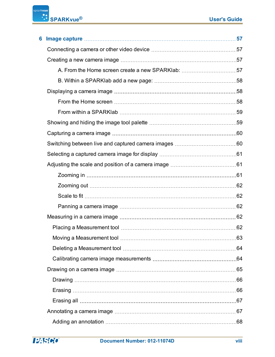 PASCO SPARKvue ver.2.0 User Manual | Page 9 / 118