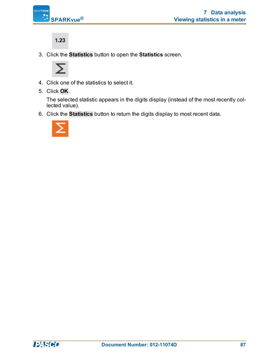 PASCO SPARKvue ver.2.0 User Manual | Page 99 / 118