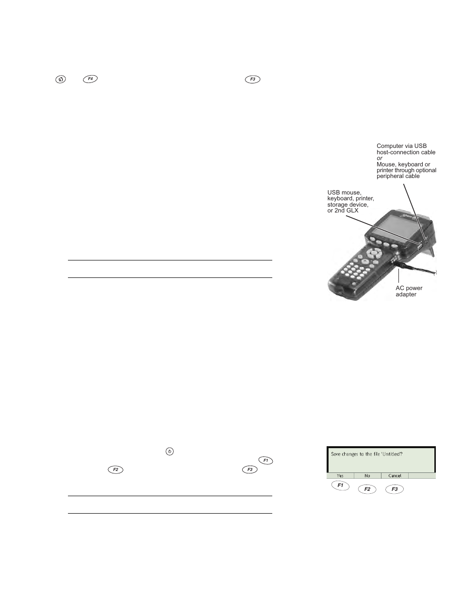 Shutting down, Manual shut down | PASCO Xplorer-GLX Users’ Guide User Manual | Page 13 / 152