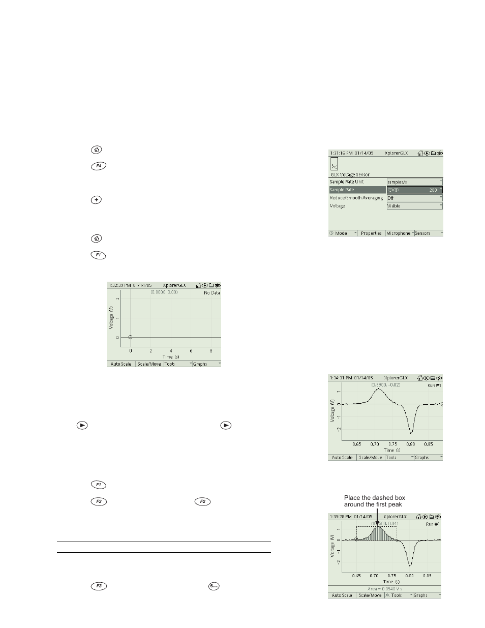 Data collection, Analysis | PASCO Xplorer-GLX Users’ Guide User Manual | Page 134 / 152