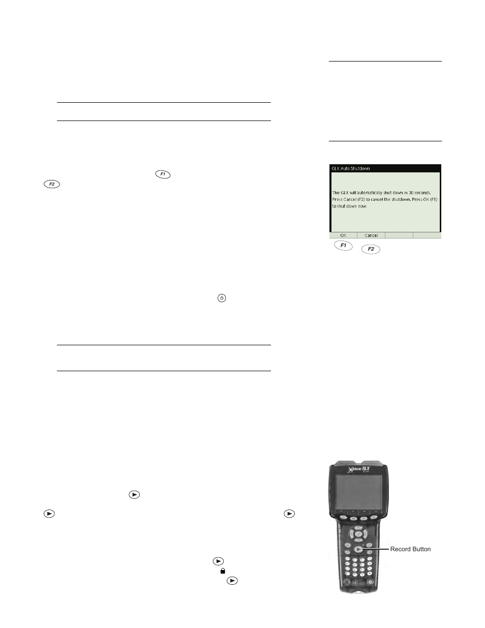 The record button | PASCO Xplorer-GLX Users’ Guide User Manual | Page 14 / 152