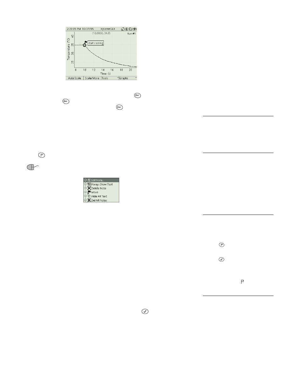 Annotation menu | PASCO Xplorer-GLX Users’ Guide User Manual | Page 32 / 152