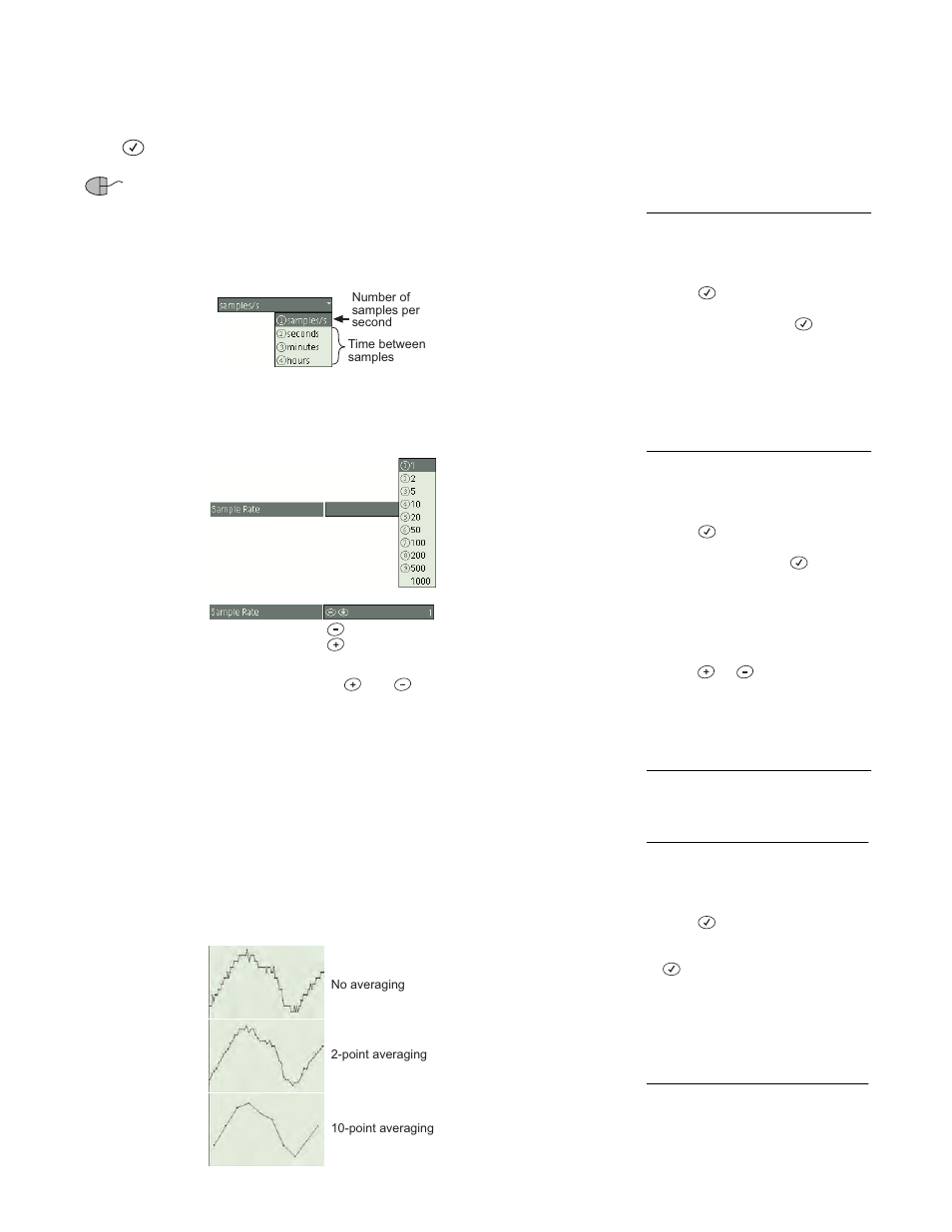 Sensor settings | PASCO Xplorer-GLX Users’ Guide User Manual | Page 62 / 152