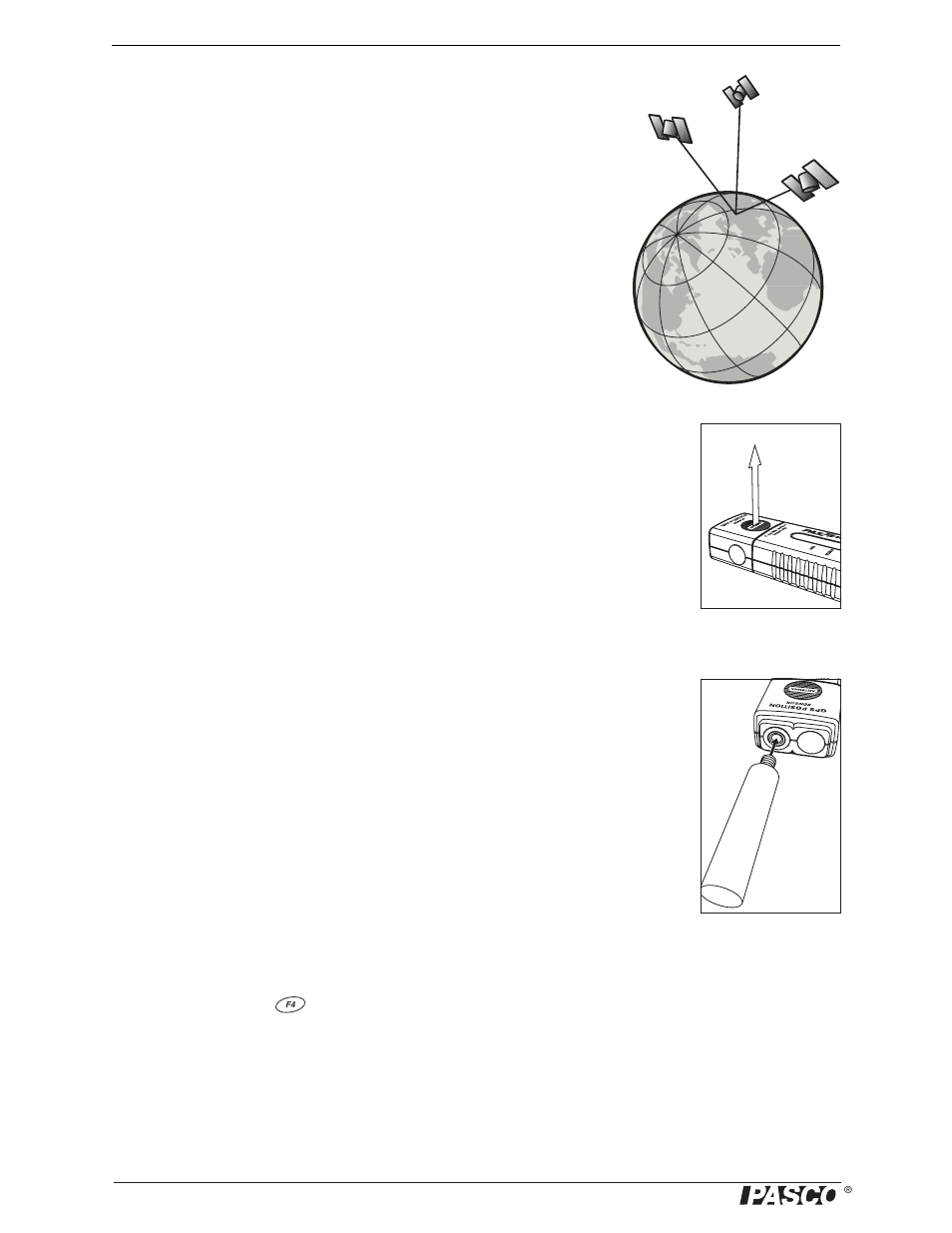 Theory of operation, Sensor set-up, Orientation and positioning | Interface set-up | PASCO PS-2175 GPS Position Sensor User Manual | Page 4 / 11
