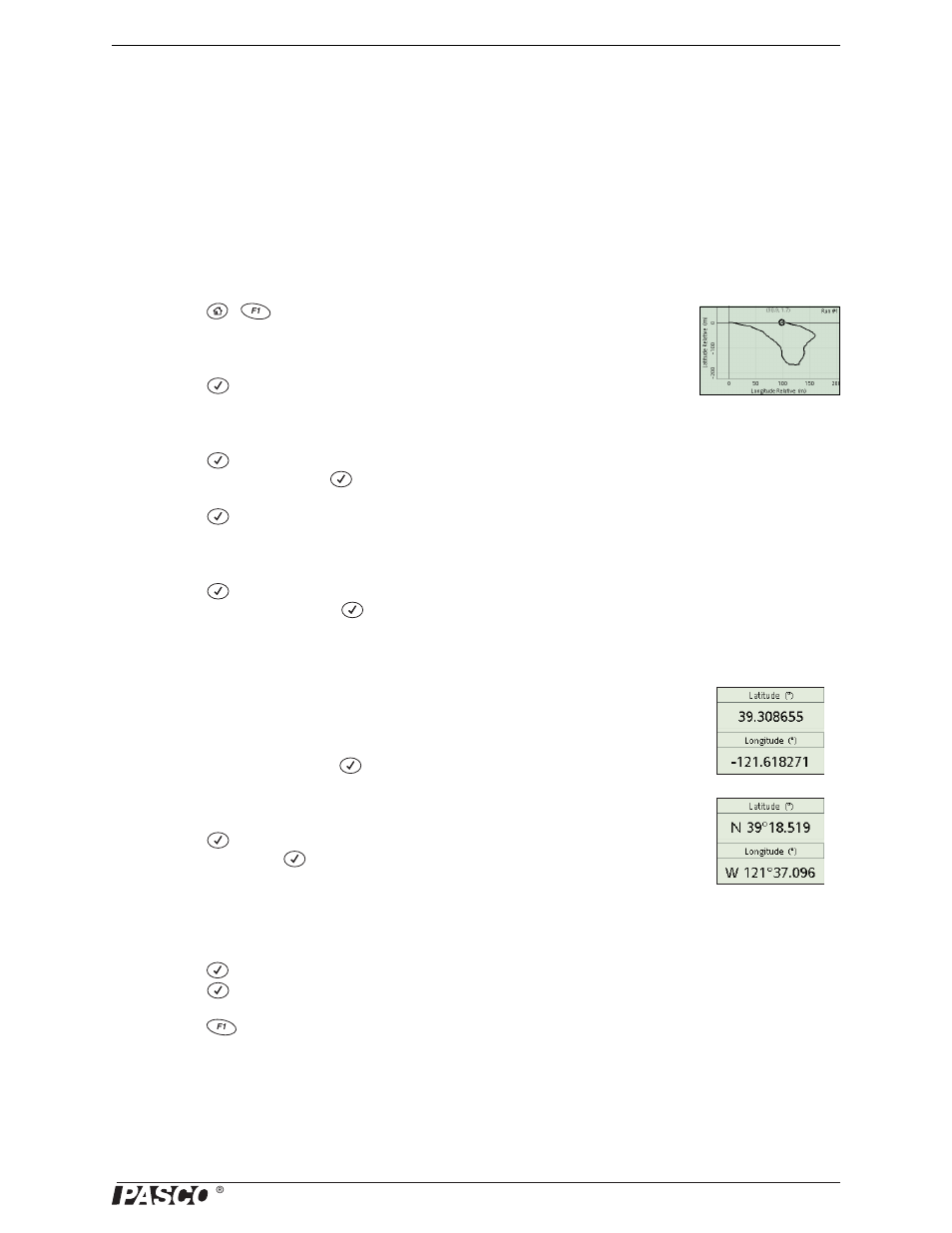 Typical glx procedures | PASCO PS-2175 GPS Position Sensor User Manual | Page 7 / 11