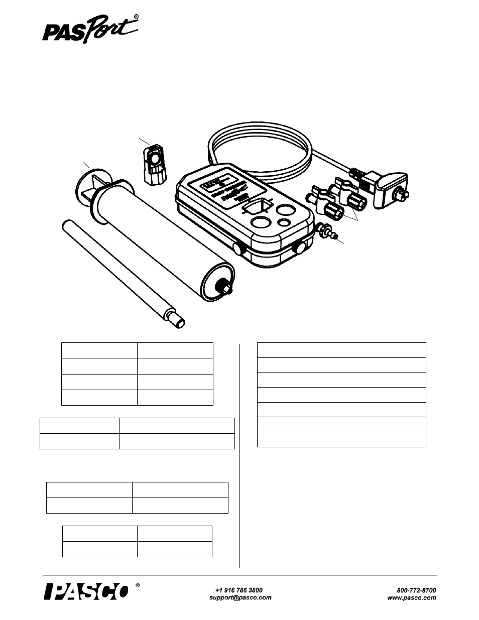 PASCO PS-2117 Drop Counter User Manual | 4 pages