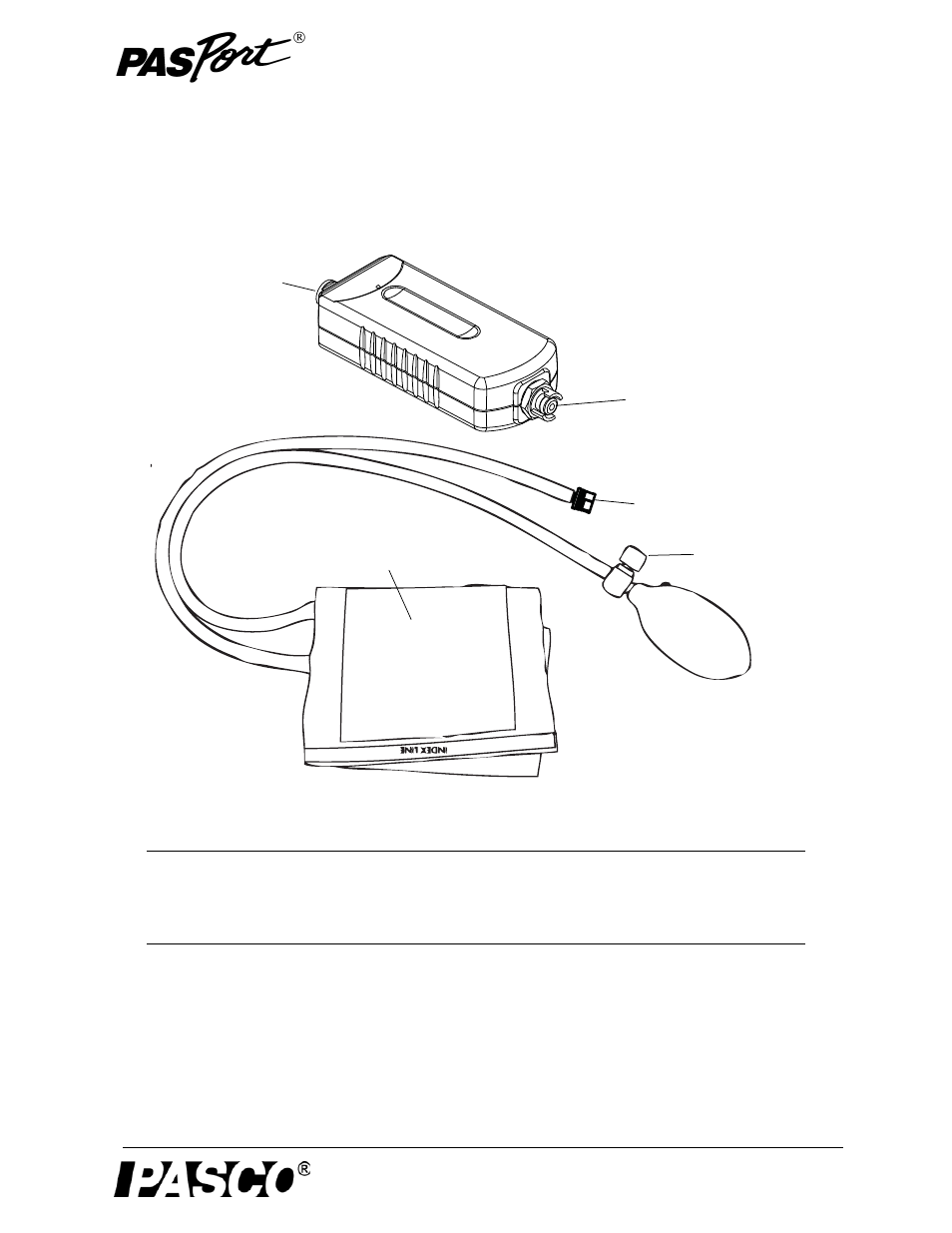 PASCO PS-2209 Blood Pressure Sensor with Cuff User Manual | 7 pages
