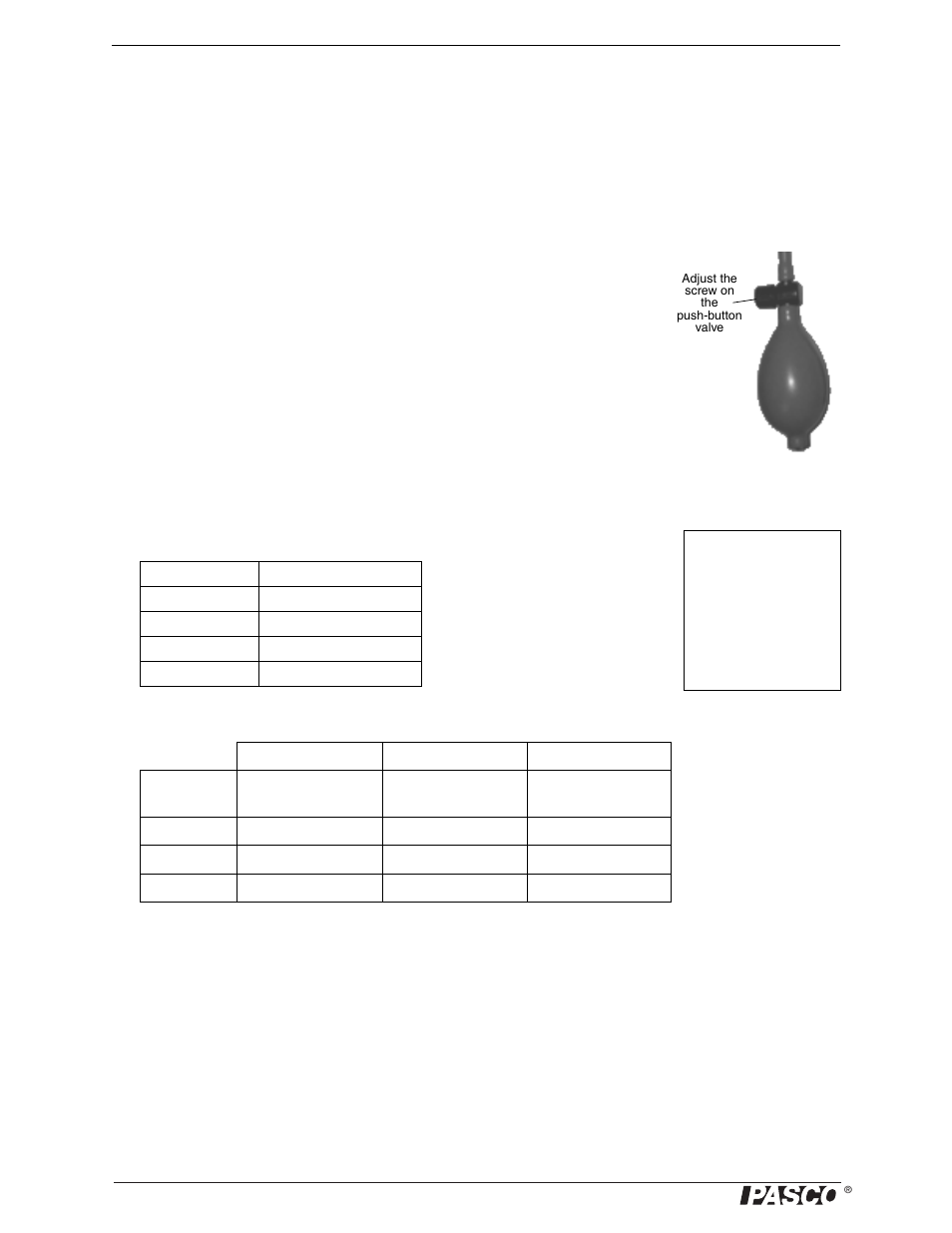 Troubleshooting, Important, Storage | PASCO PS-2209 Blood Pressure Sensor with Cuff User Manual | Page 6 / 7