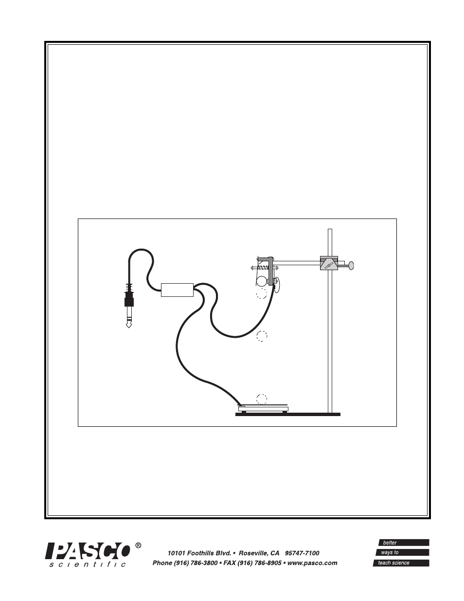 PASCO ME-9207B FREE FALL ADAPTER User Manual | 14 pages