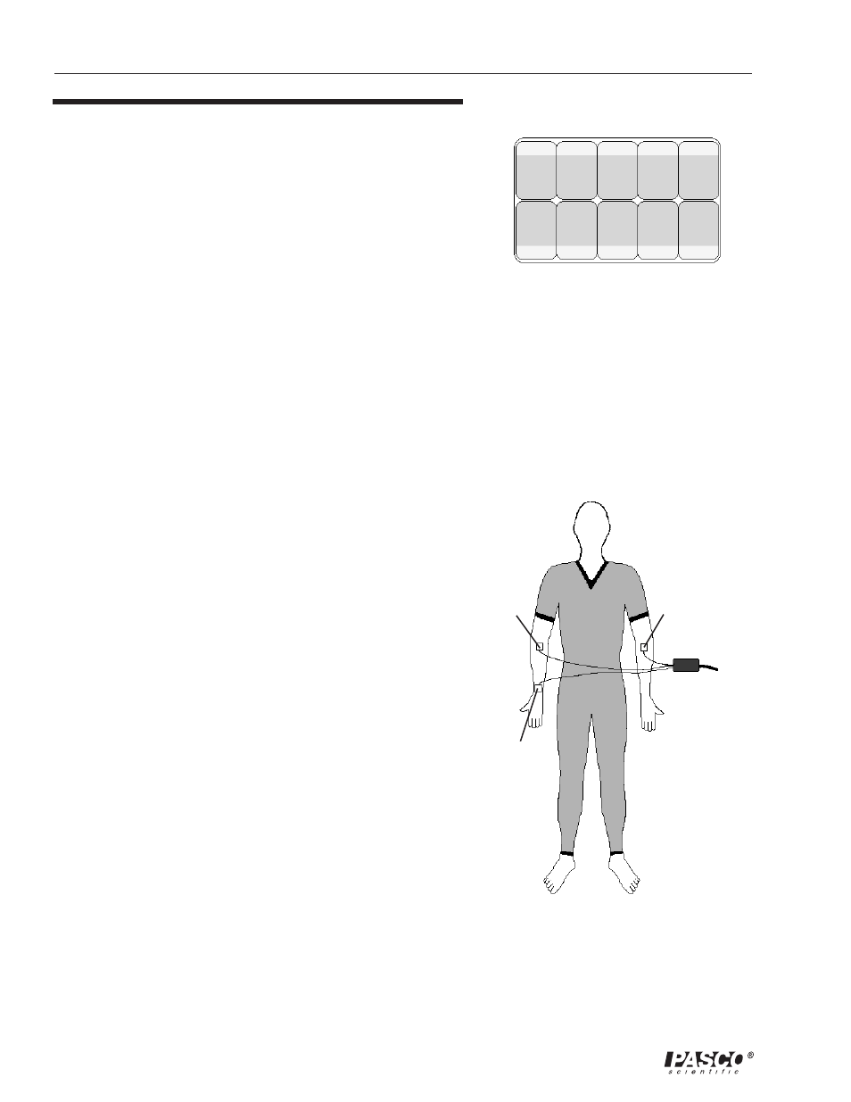 Setup | PASCO CI-6539A EKG SENSOR User Manual | Page 10 / 14
