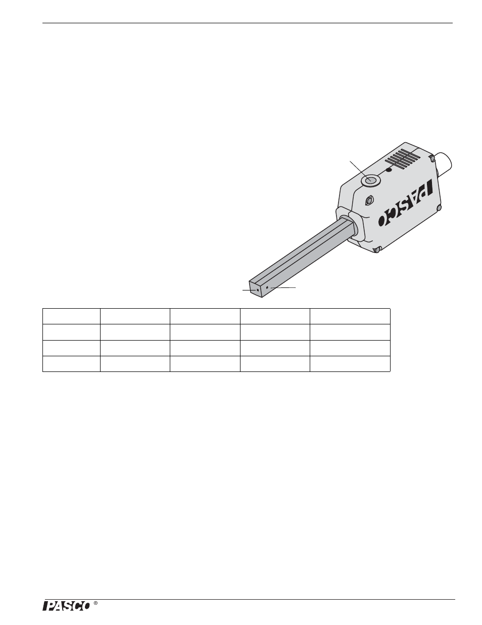 Mounting the sensor, Sensor specifications, Technical support | PASCO CI-6520A Magnetic Field Sensor User Manual | Page 3 / 4