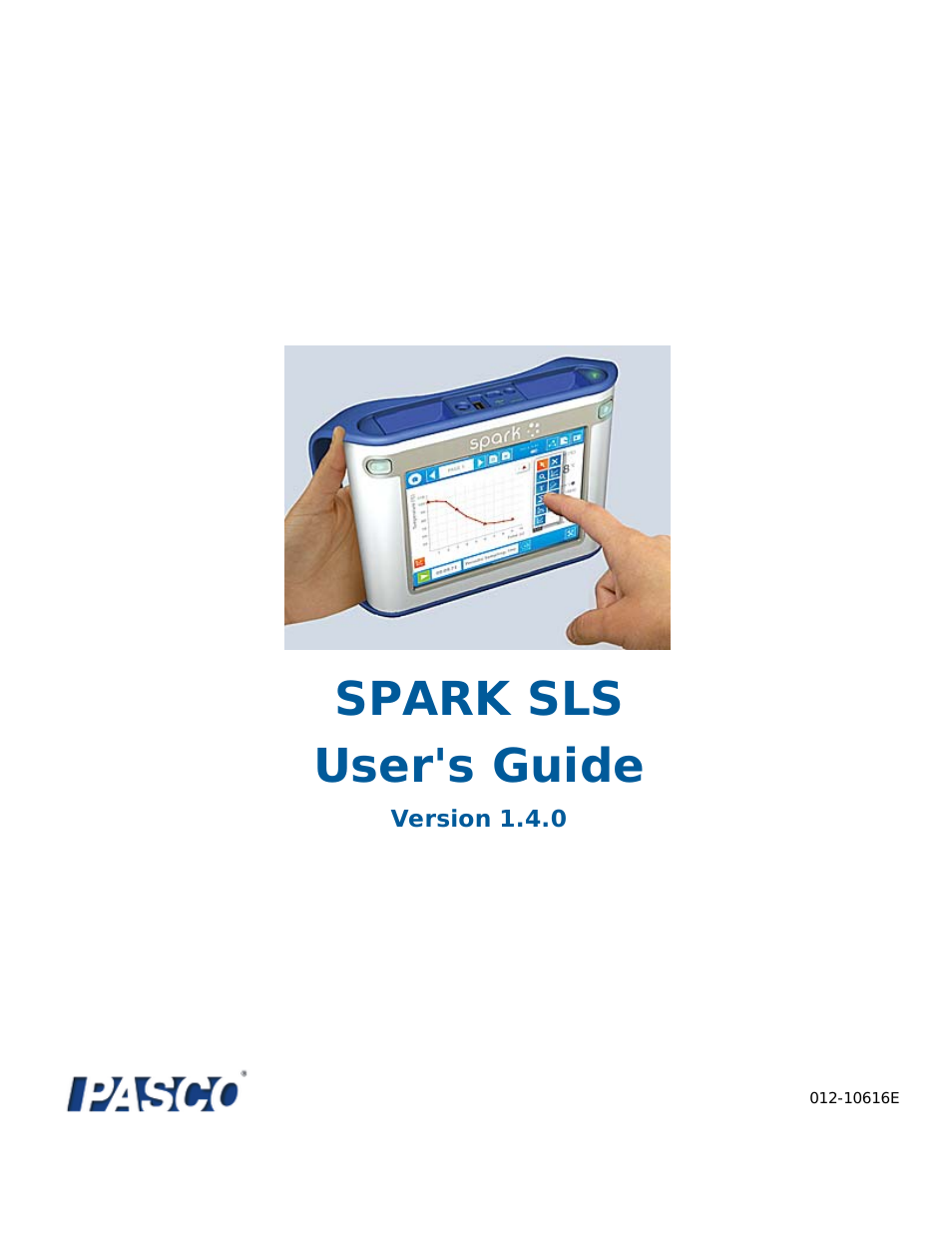 PASCO SPARK Science Learning System Ver. 1.4.0 User's Guide User Manual | 124 pages