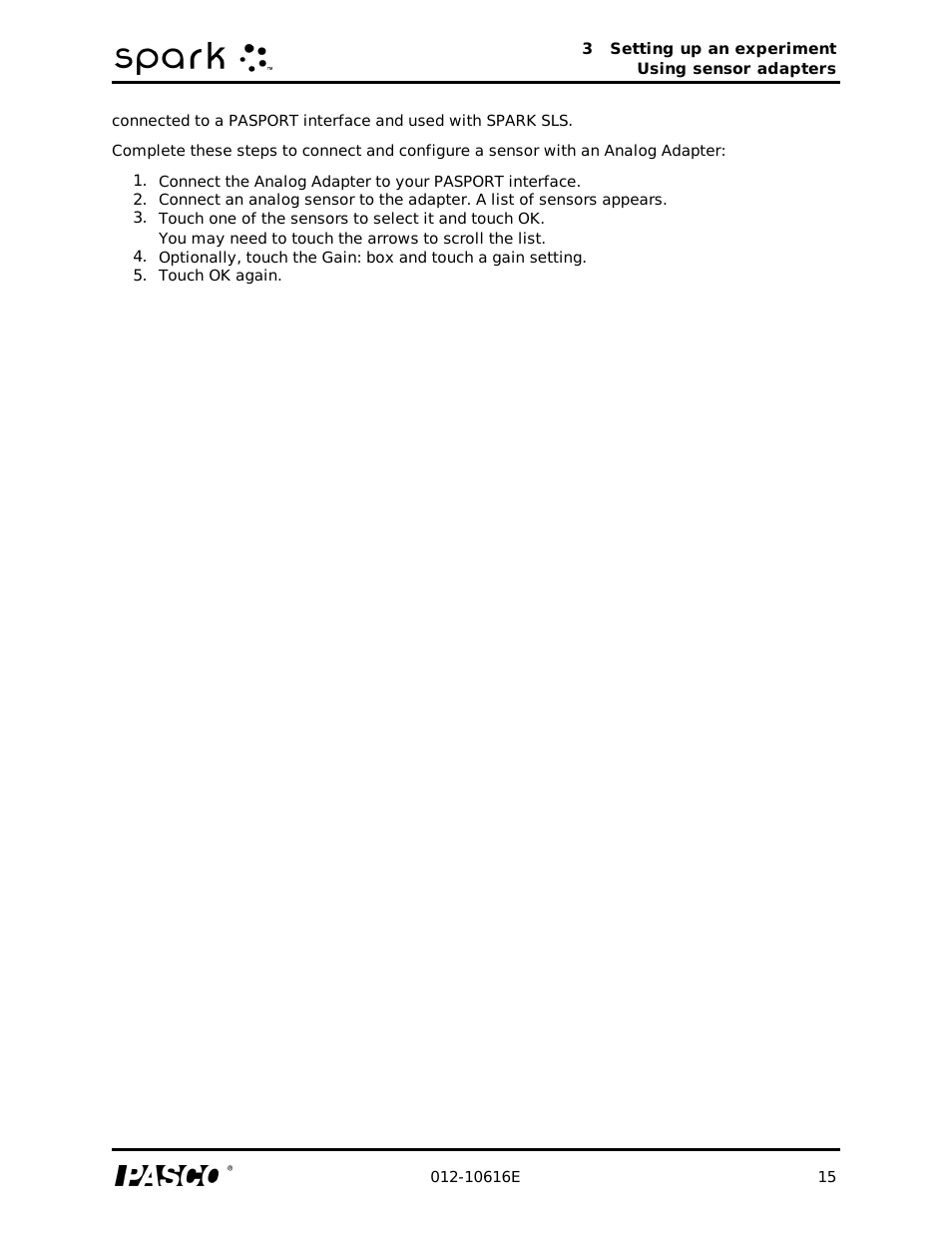 PASCO SPARK Science Learning System Ver. 1.4.0 User's Guide User Manual | Page 24 / 124