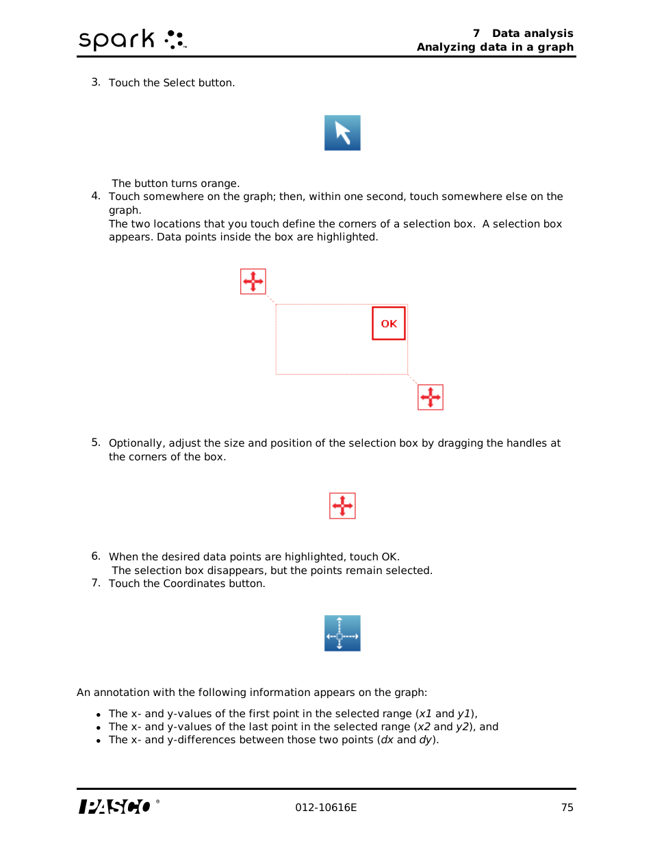 PASCO SPARK Science Learning System Ver. 1.4.0 User's Guide User Manual | Page 84 / 124