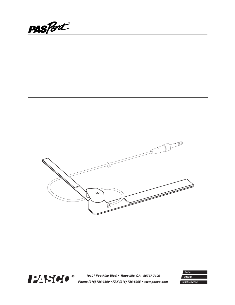 PASCO PS-2138 Goniometer User Manual | 26 pages