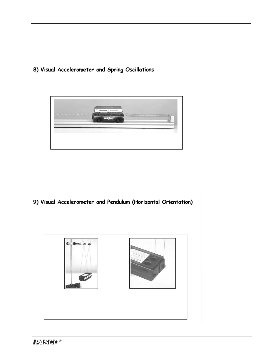 PASCO PS-2128 Visual Accelerometer User Manual | Page 16 / 24